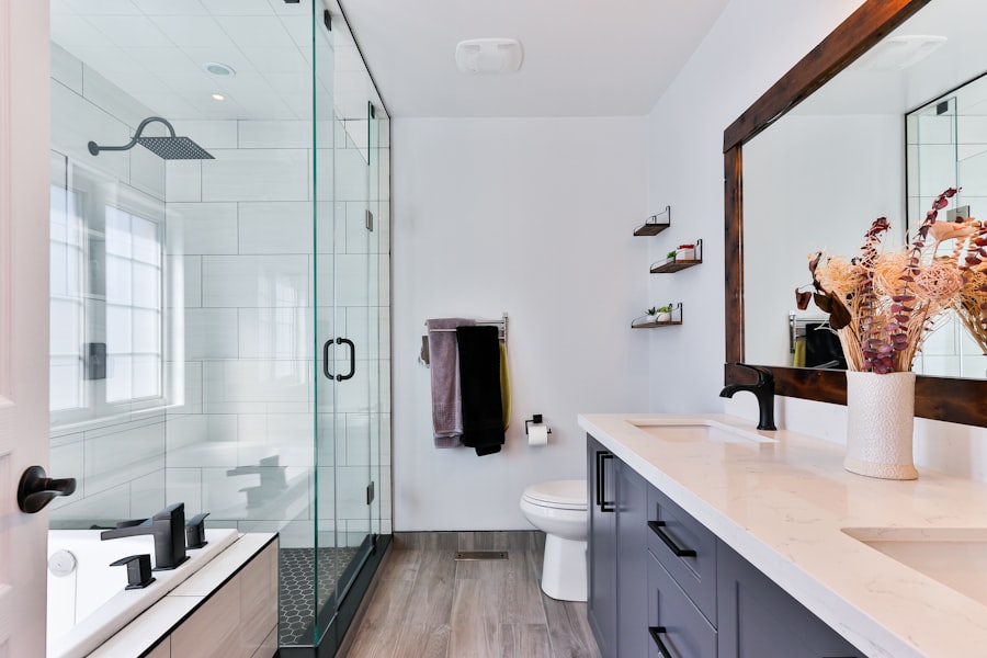 Tidies cleaner professionally cleaning a Napier home bathroom